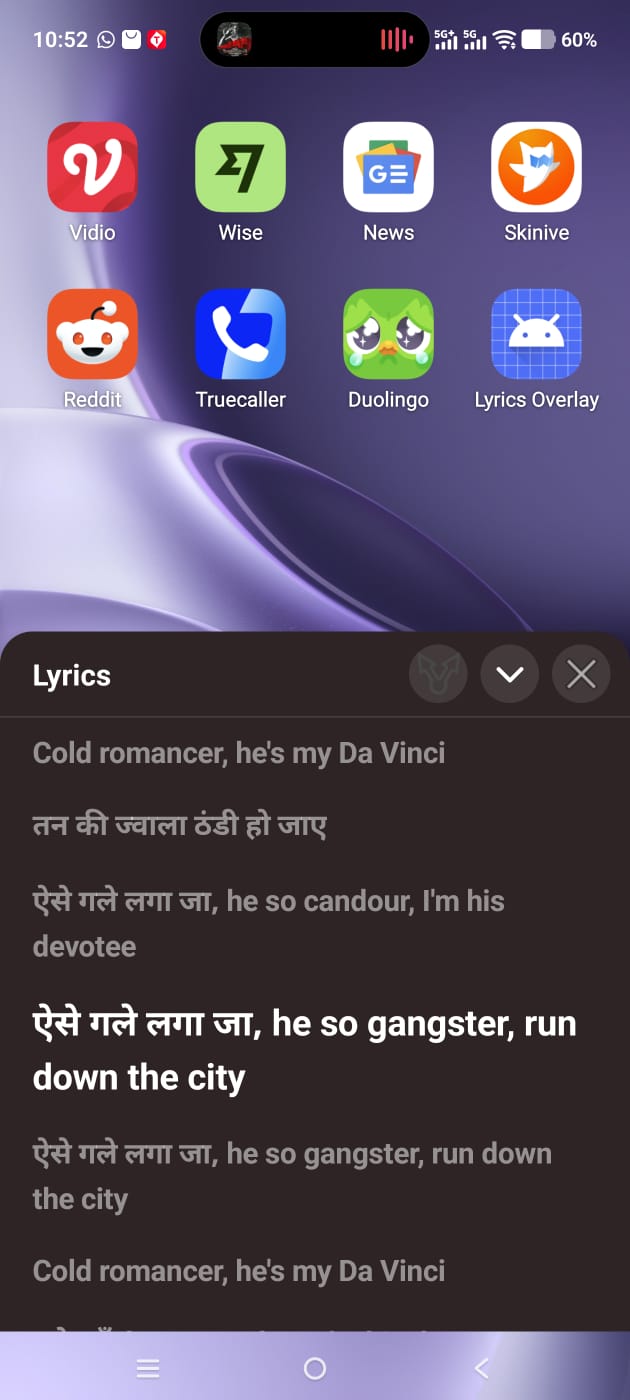 Lyrics Translator Screenshot 3